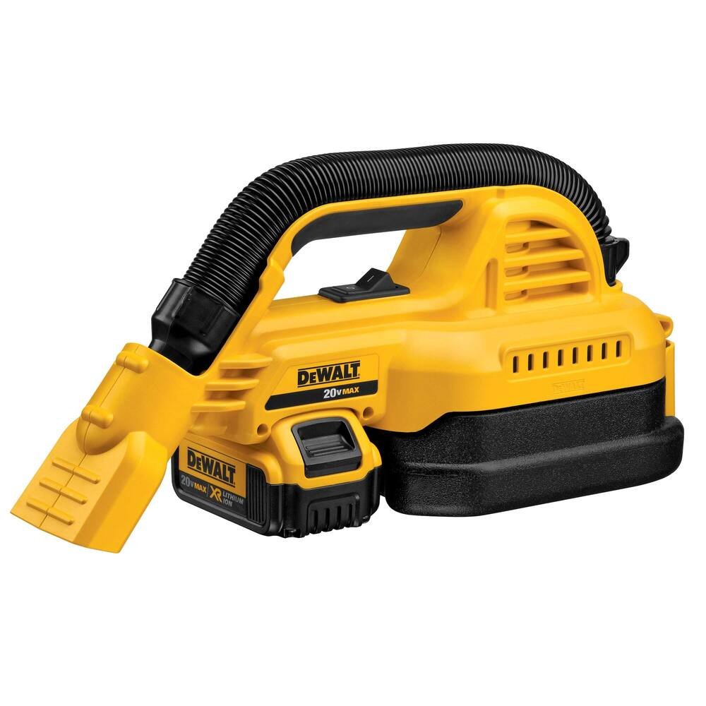 DEWALT DCV517M1 20V MAX Wet/Dry Portable Vacuum, 1/2-Gal