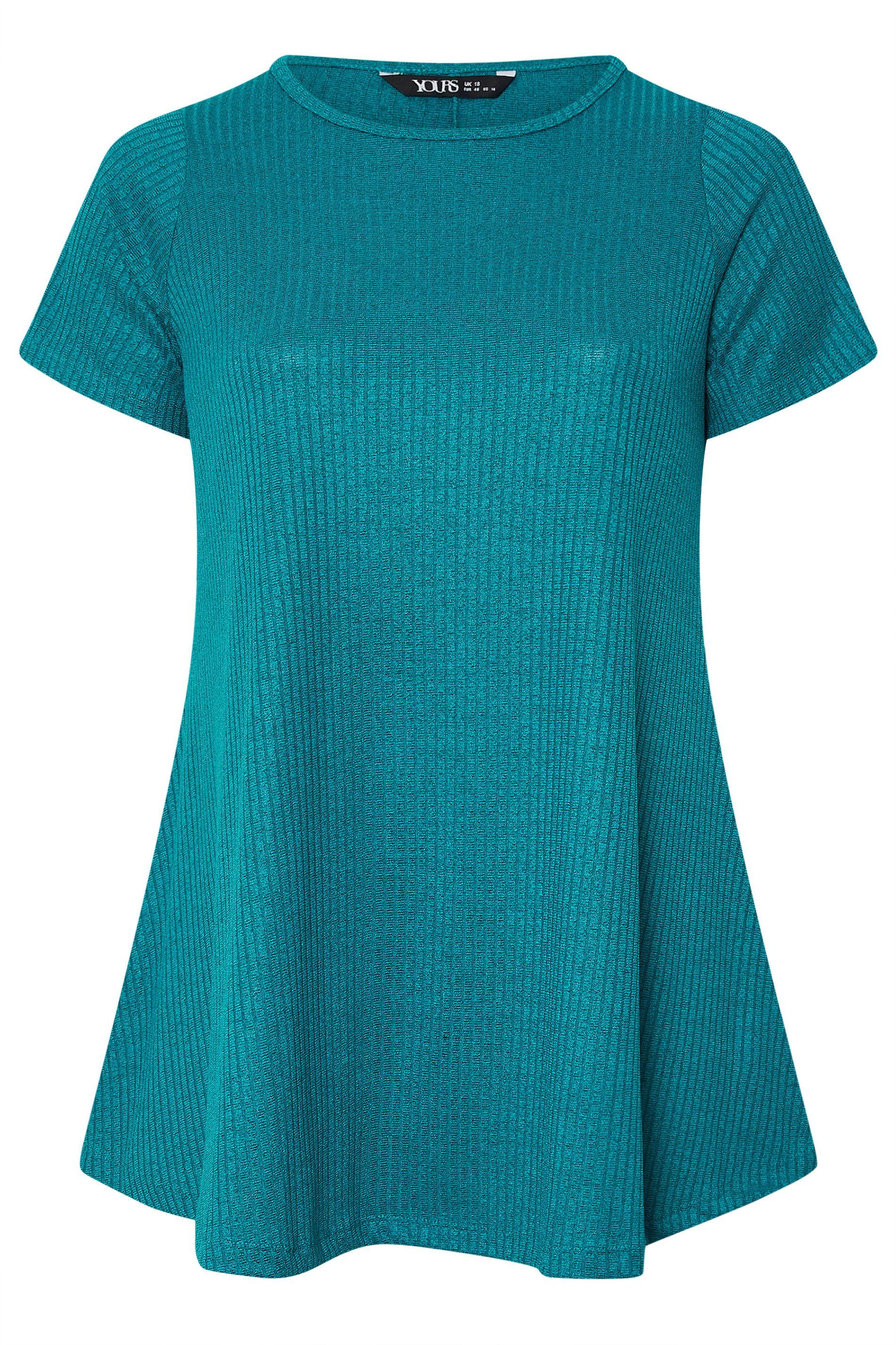Yours Ribbed Soft Touch T-Shirt