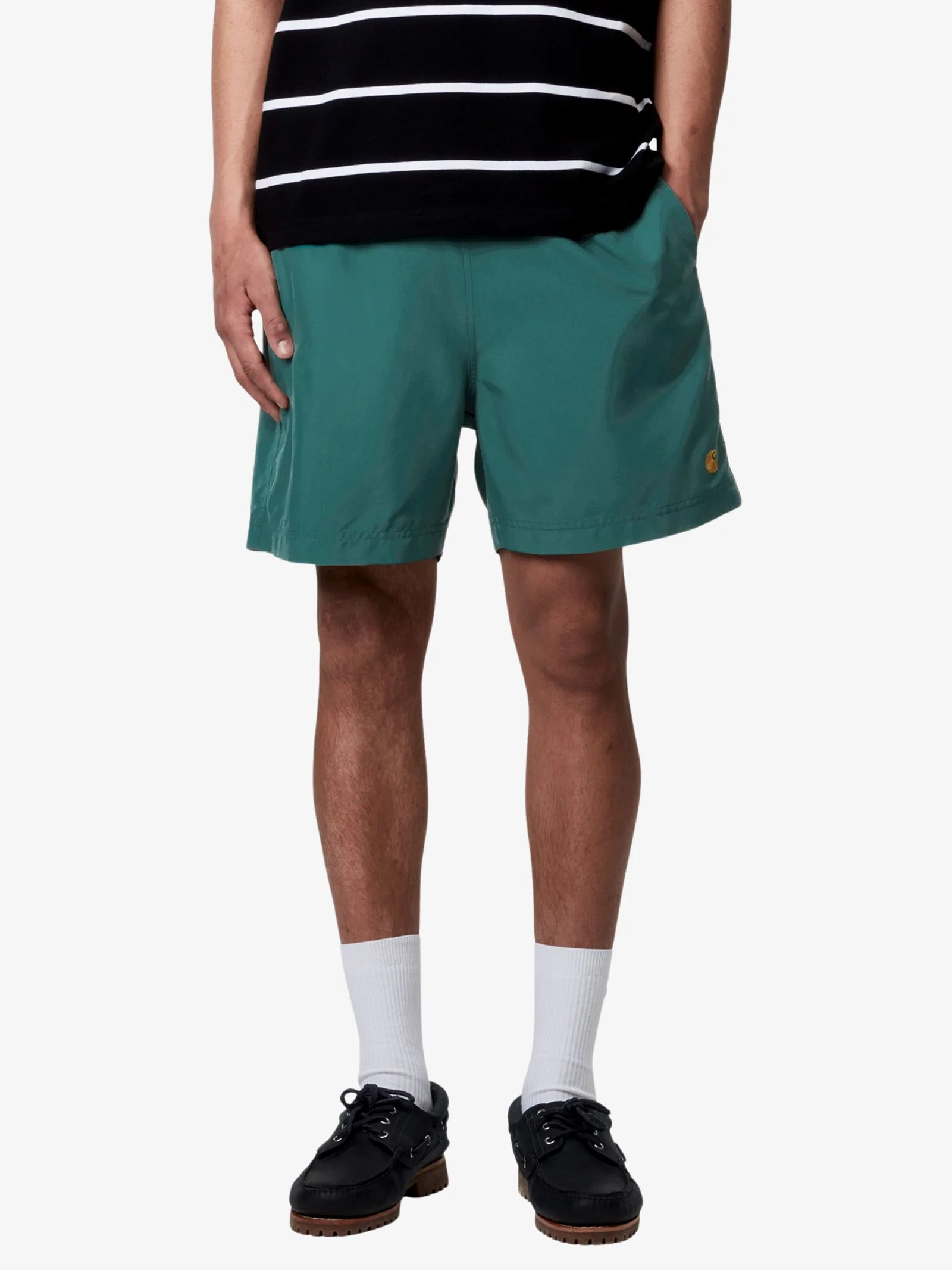 Chase Swim Shorts - Rainforest/Gold