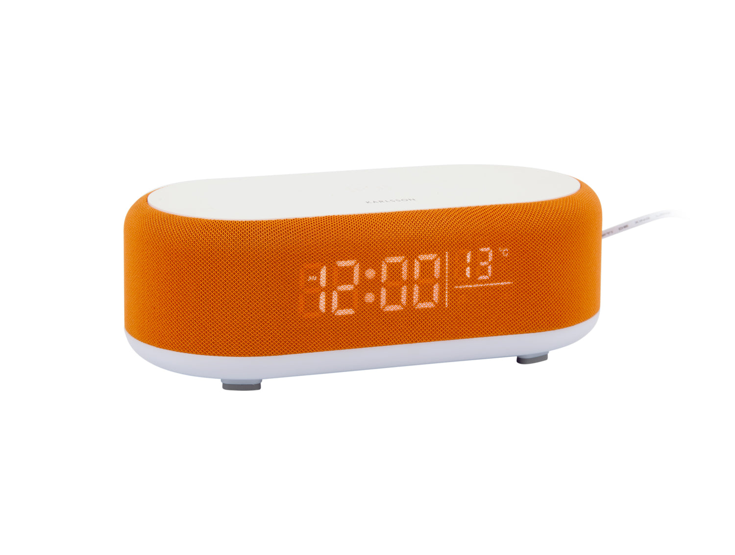 Karlsson - Alarm Clock Vogue w. Phone Charger And Blue Tooth