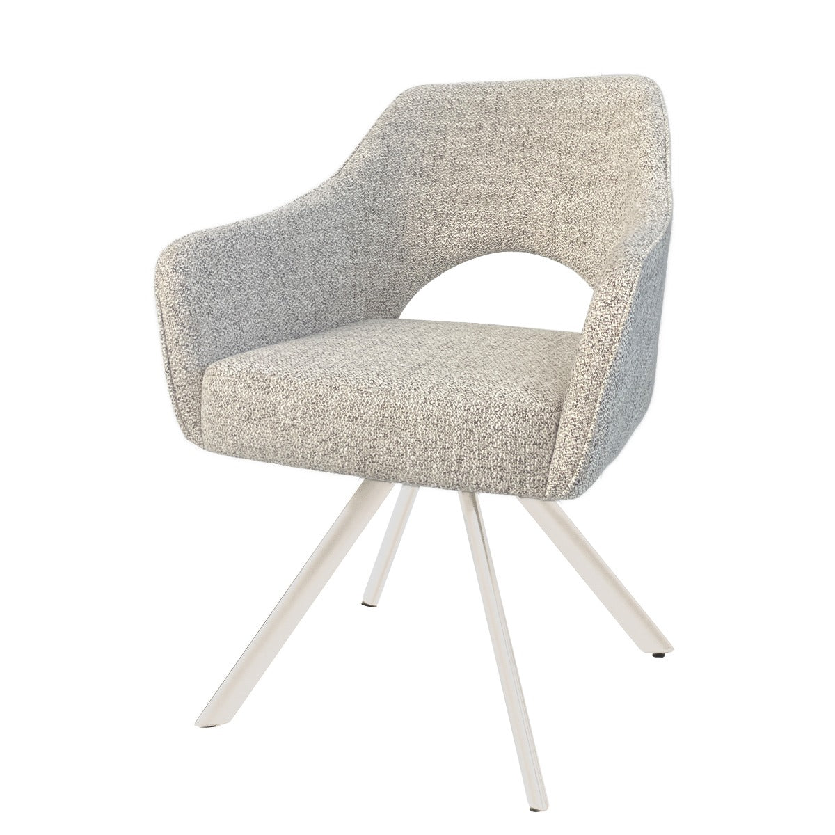 Livingfurn eetkamerstoel Helen Sand - naturel - set van 2