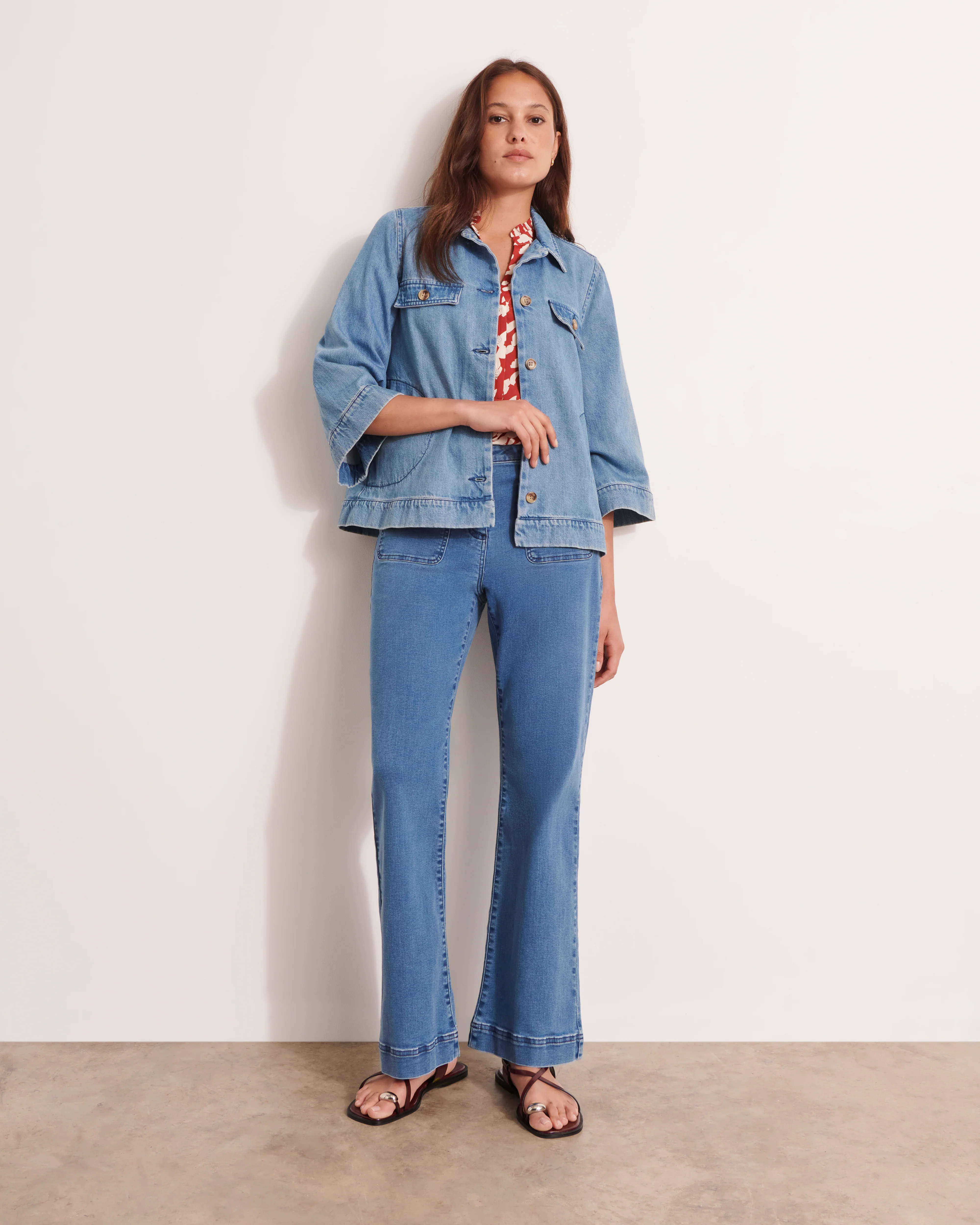 Veste courte boutonnée BALI12-BIS/12067/301