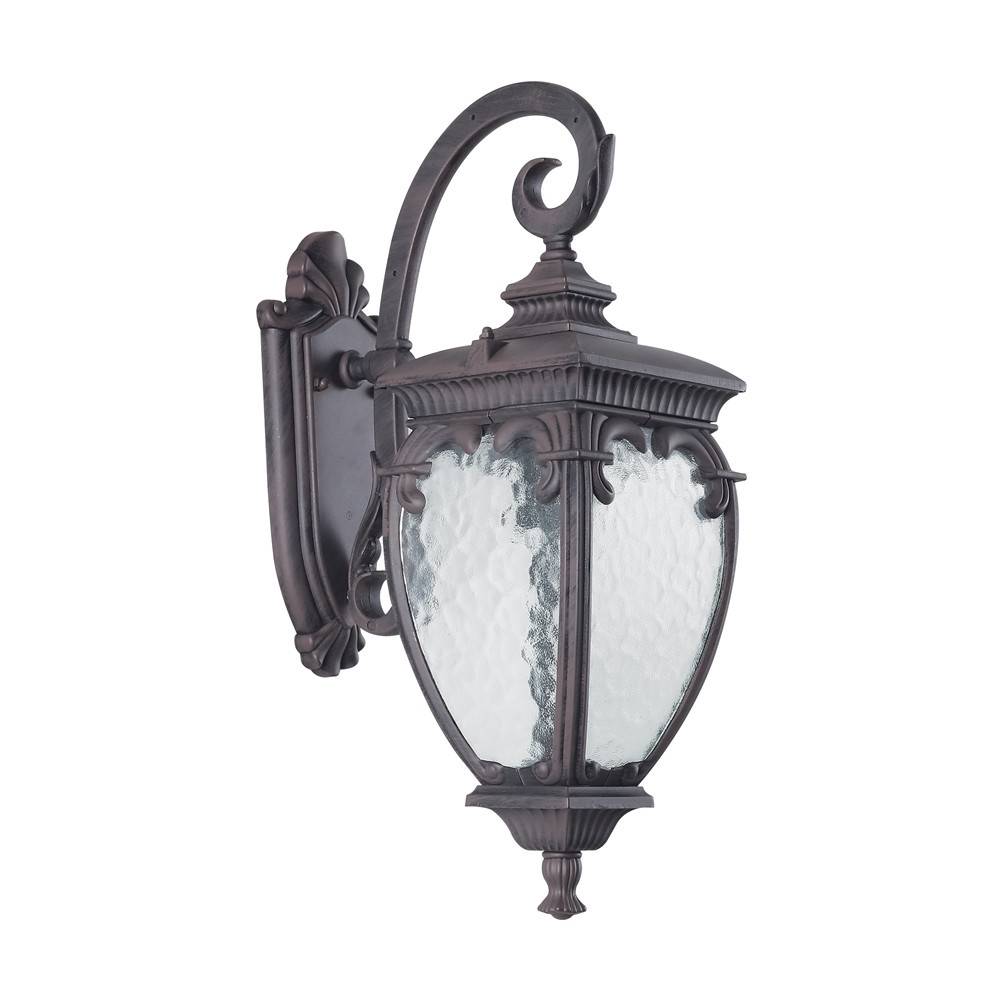 Kinkiet zewnętrznyczarno-transparentnyFLEUR 1xE27x60W IP44 Maytoni