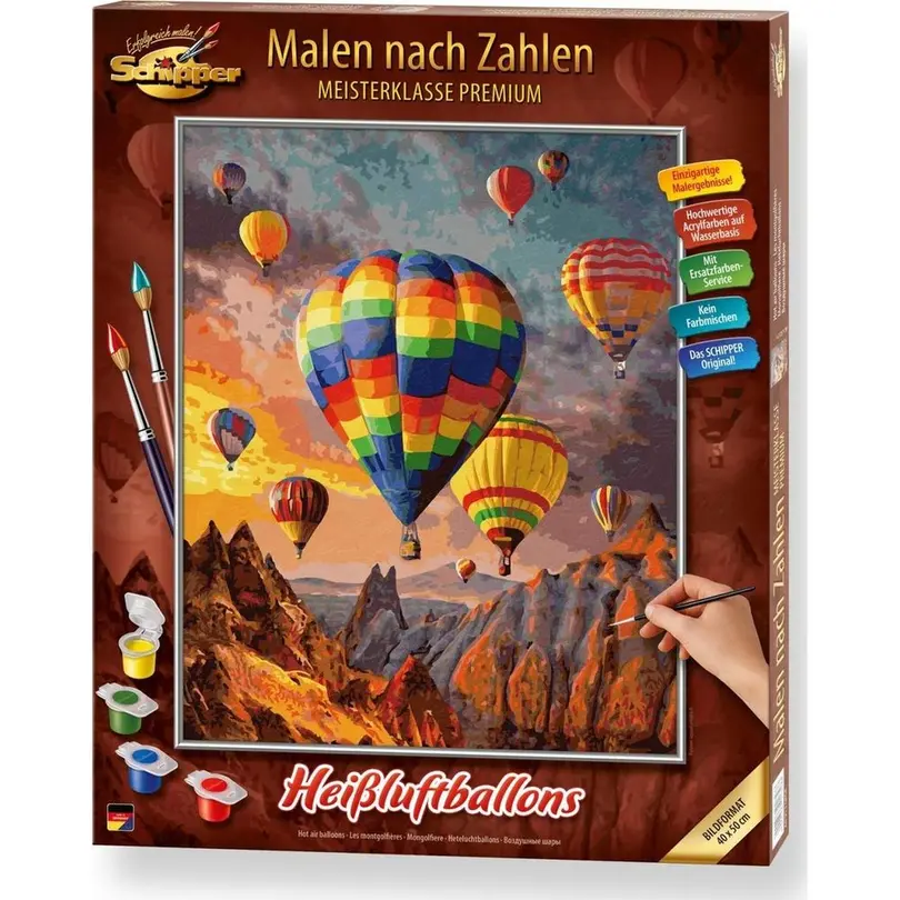 Ausmal-Poster Landschaftsmotive