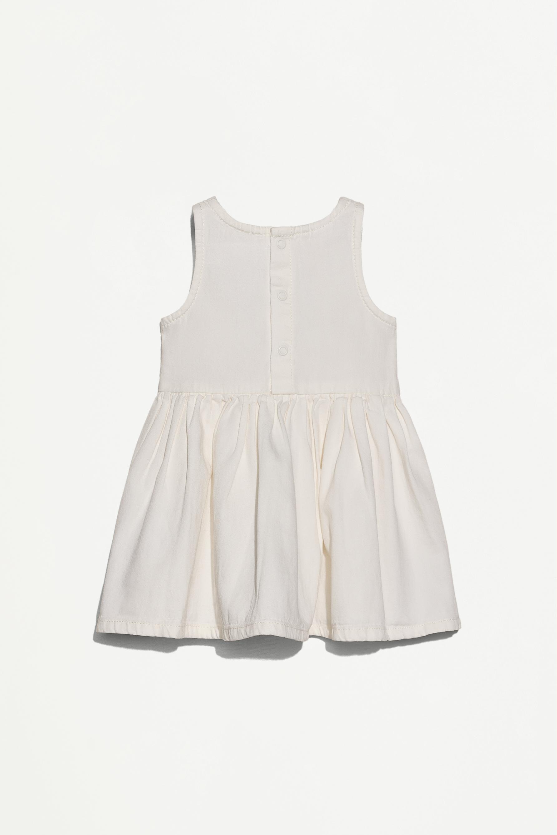 Vestido denim lazos
