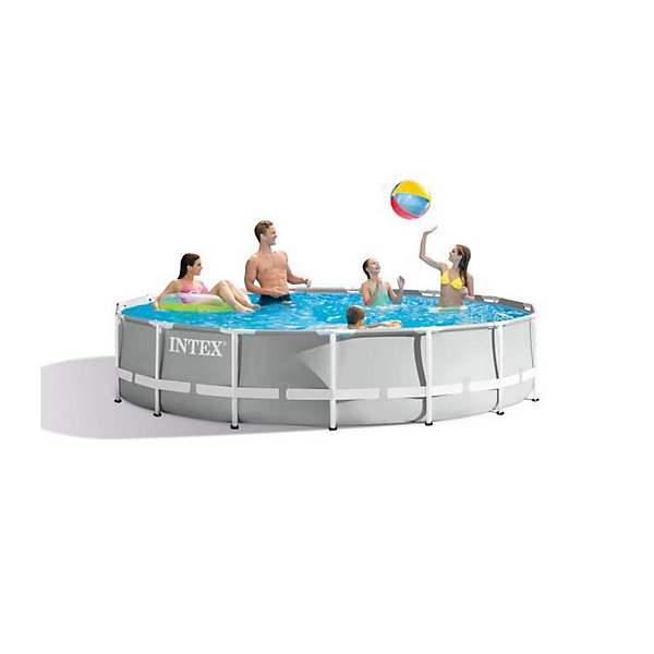 Kit piscine prisme rond 4,57 x 1,07 - Intex
