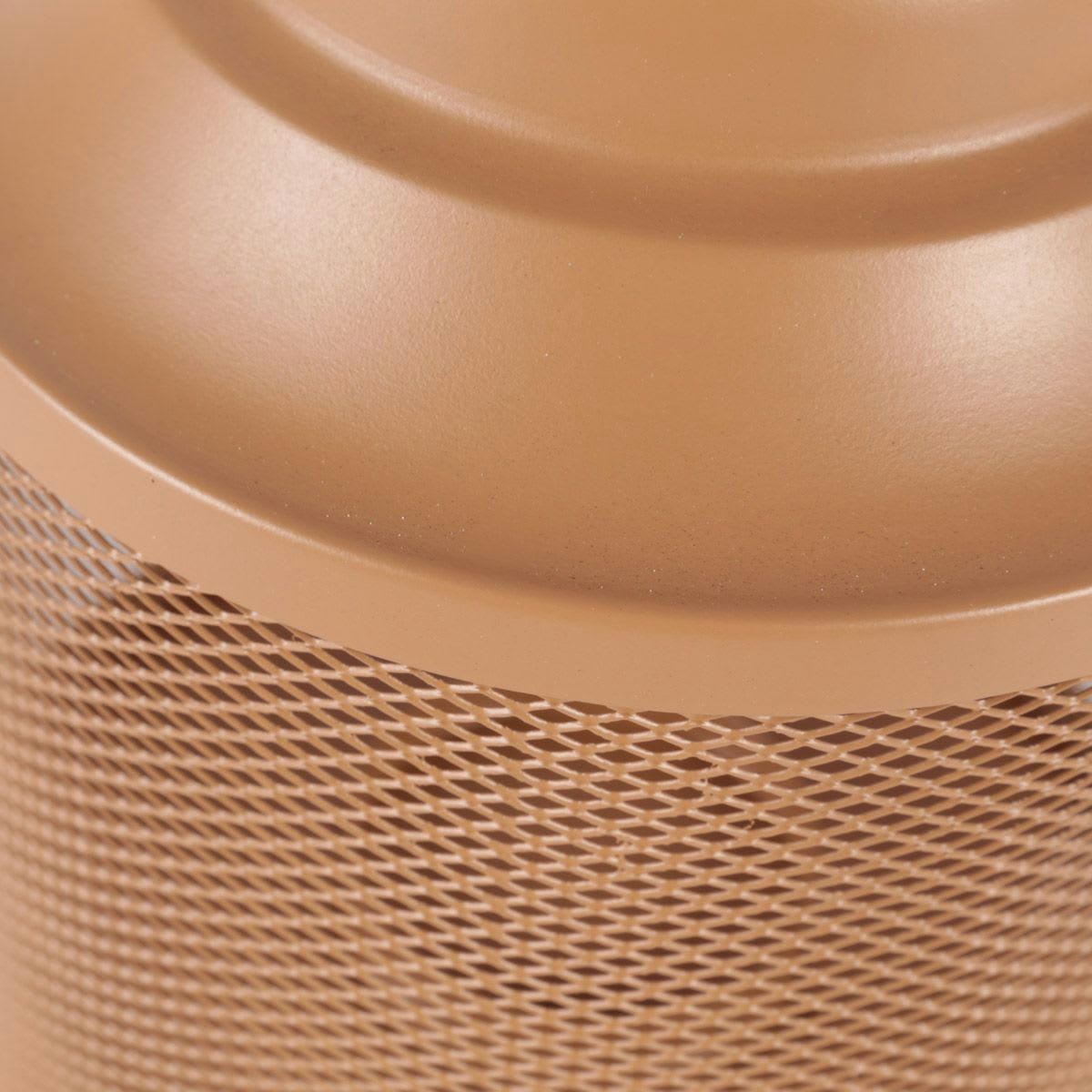 EDEN - Lanterne métal orange h22,5 cm