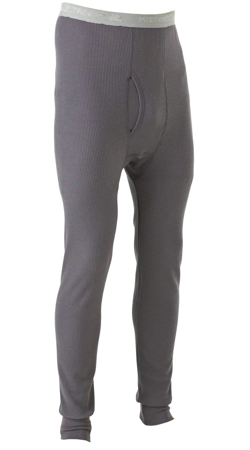 Misty Mountain Men's Thermal Underwear Base Layer Pants/Long Johns Cotton Waffle Knit