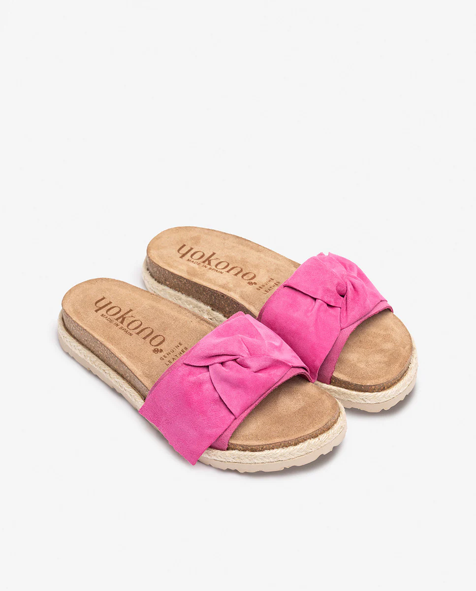 Sandalia plana ARENA-004 rosa