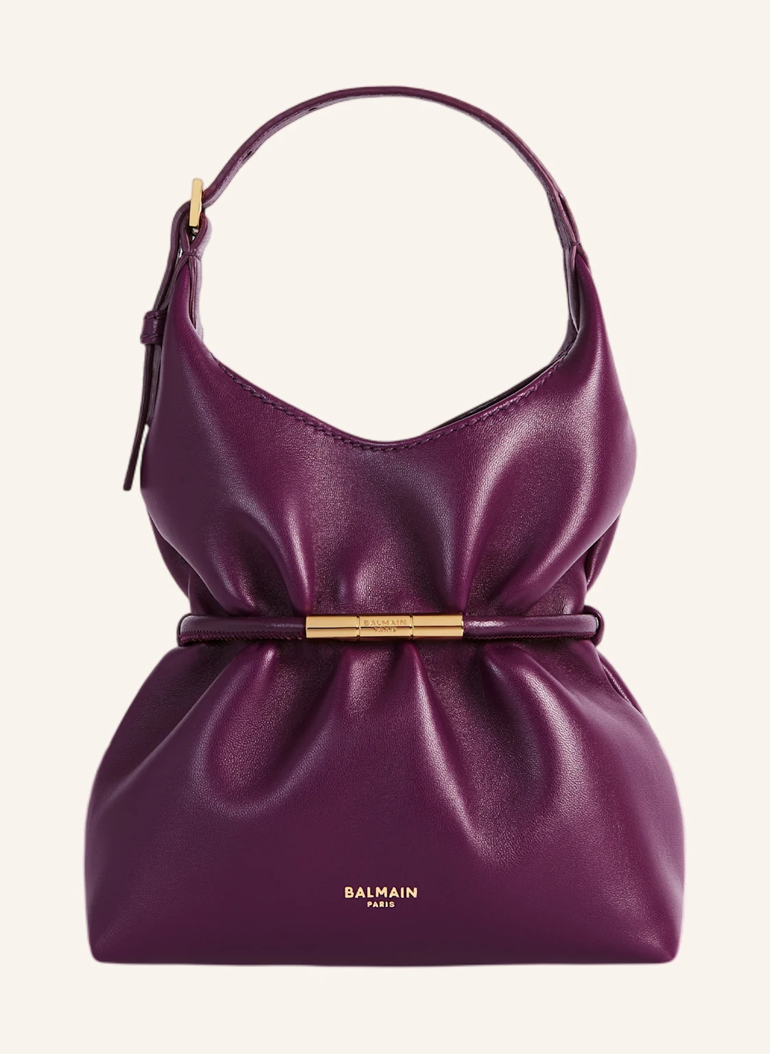 BALMAIN Mini-Tasche SPHYNX aus Glattleder