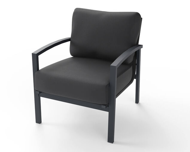 Jette 8 Seater Low Dining Setting Bundle - Gunmetal Grey