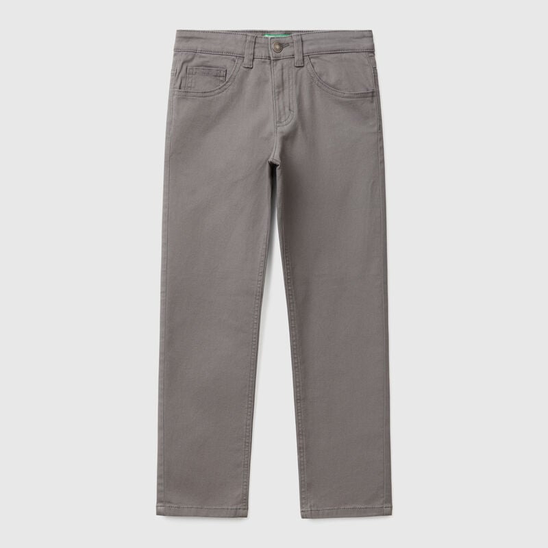Five pocket slim fit trousers