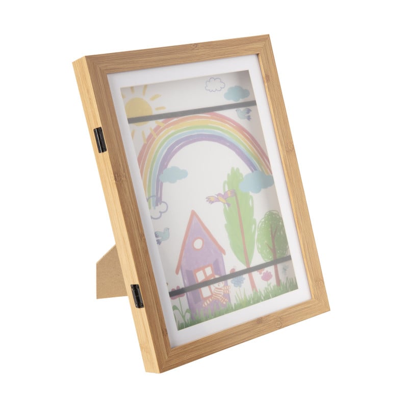 Fotolijst voor tekeningen - bruin - 32x23x3 cm