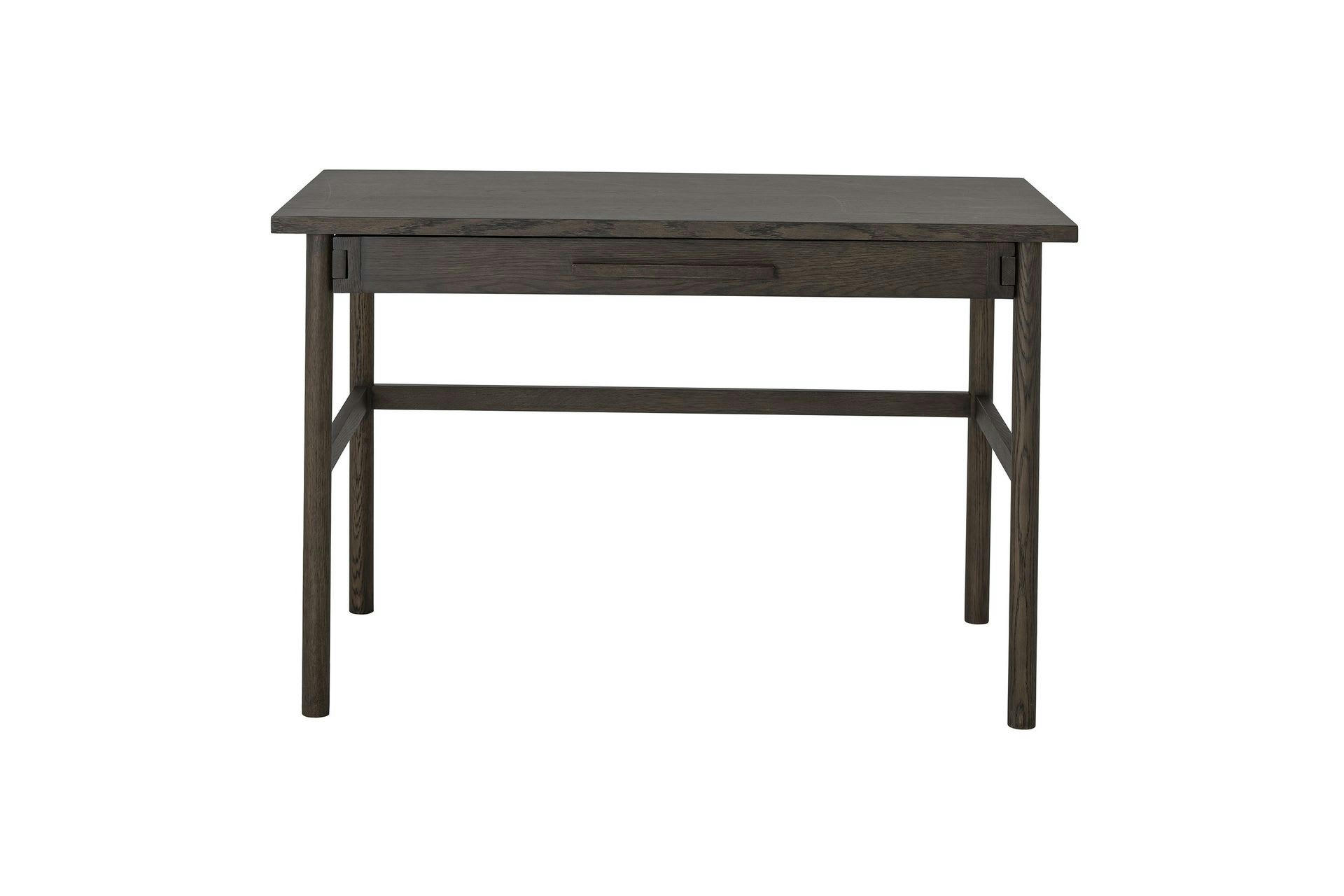 WELLS - Bureau en placage de chêne brun