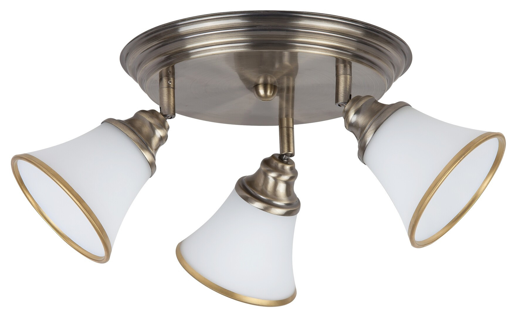 Reflektor sufitowy brązowo-biały Grando 3xE14x40W wym:17x50x50cm Rabalux