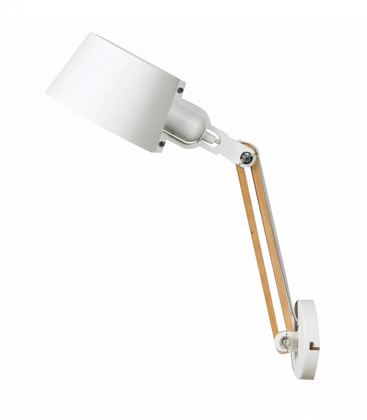 STUDY - Applique en métal blanc h.25 cm