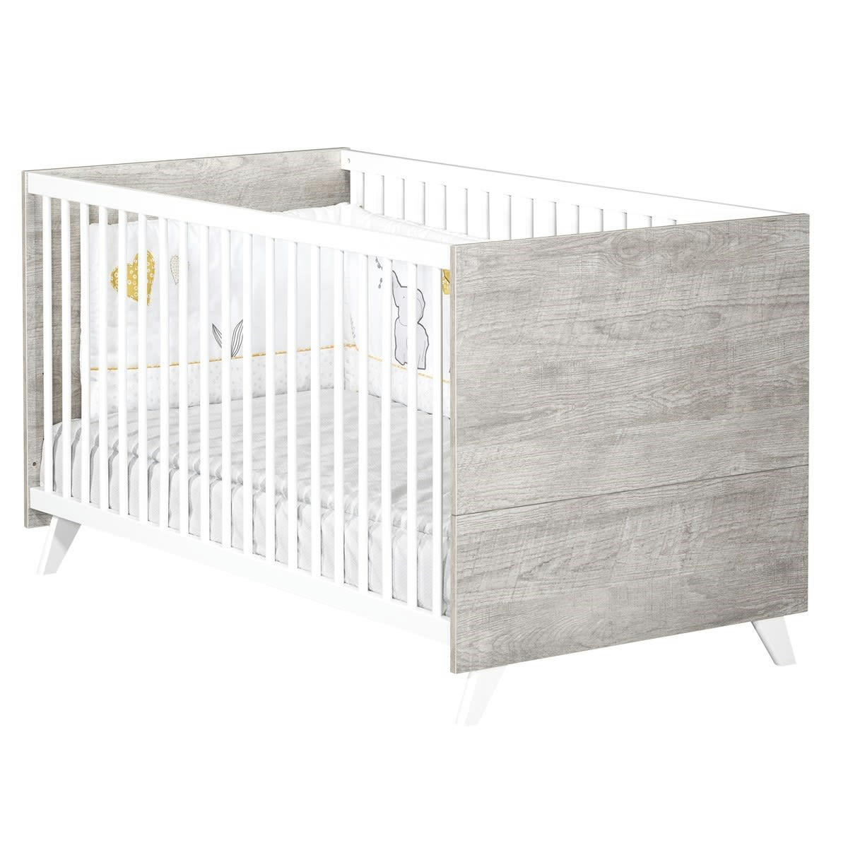 SCANDI - Lit bébé évolutif 140x70 - Little Big Bed en bois