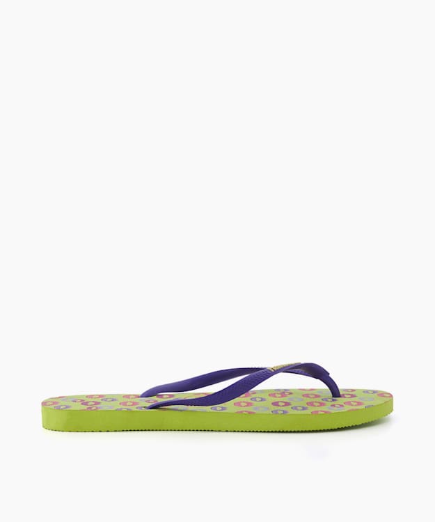 Slim Flip Flops Yellow - Havaianas Slim Metallic Flip Flop