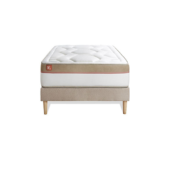 Ensemble Mémoire de forme de confort Ferme avec sommier tapissier