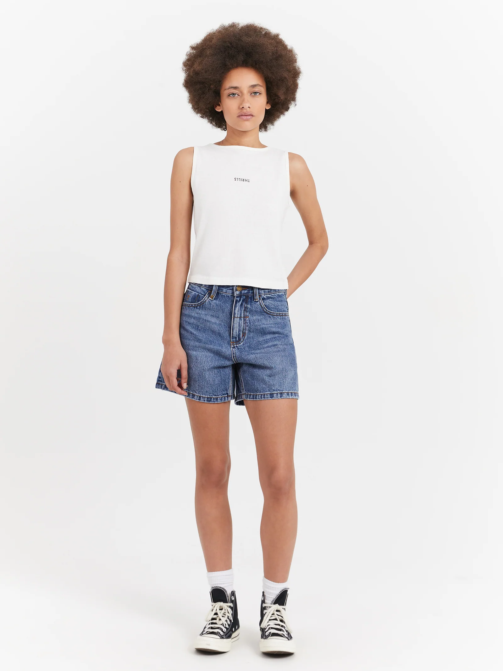Minimal Thrills Hemp Boat Neck Tank
