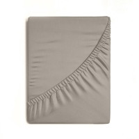 Prześcieradło z gumką SOFT mikrowłókno srebrne 180x200 na materac 30 cm