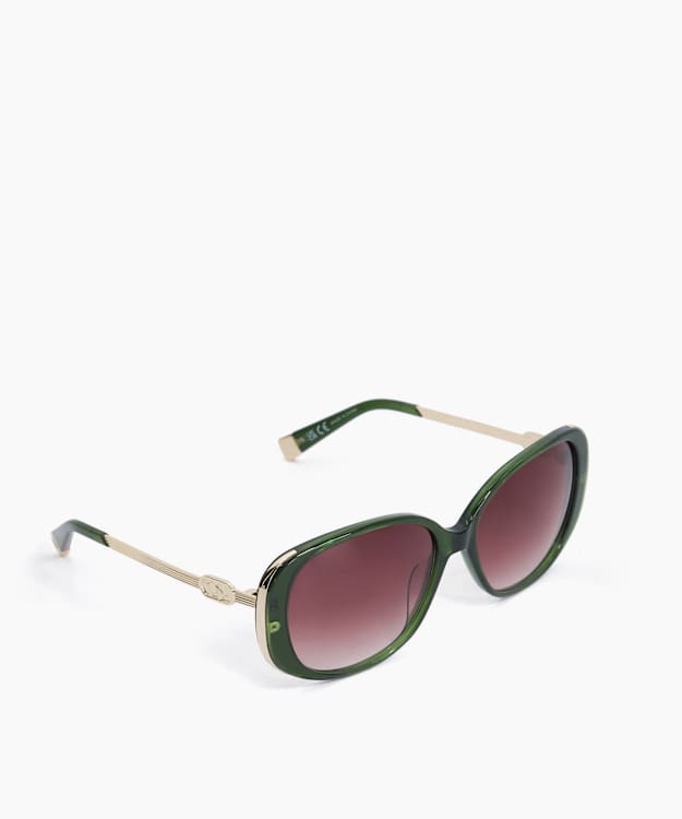 Goldie Green - Green Oversized Sunglasses
