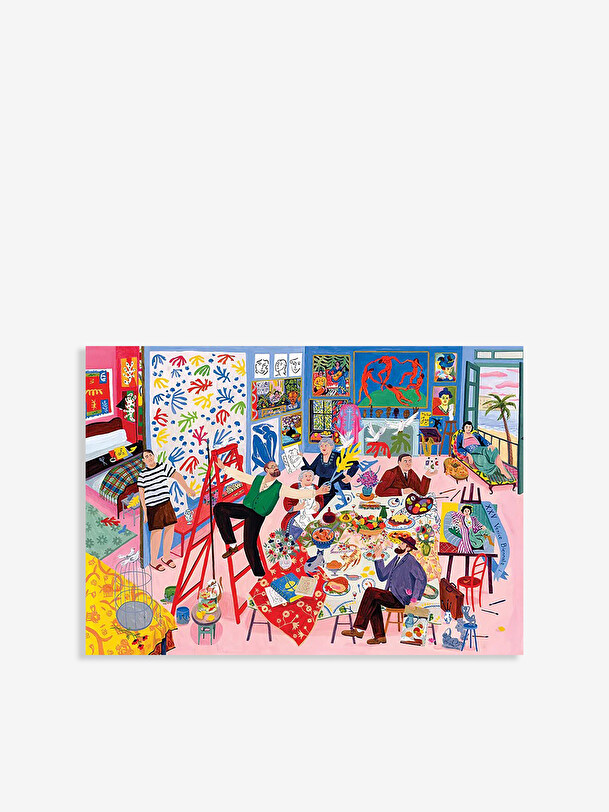 Puzzle dinner with matisse - new mags multicolore
