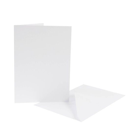 White CardsC6 Inches 50 Pack
