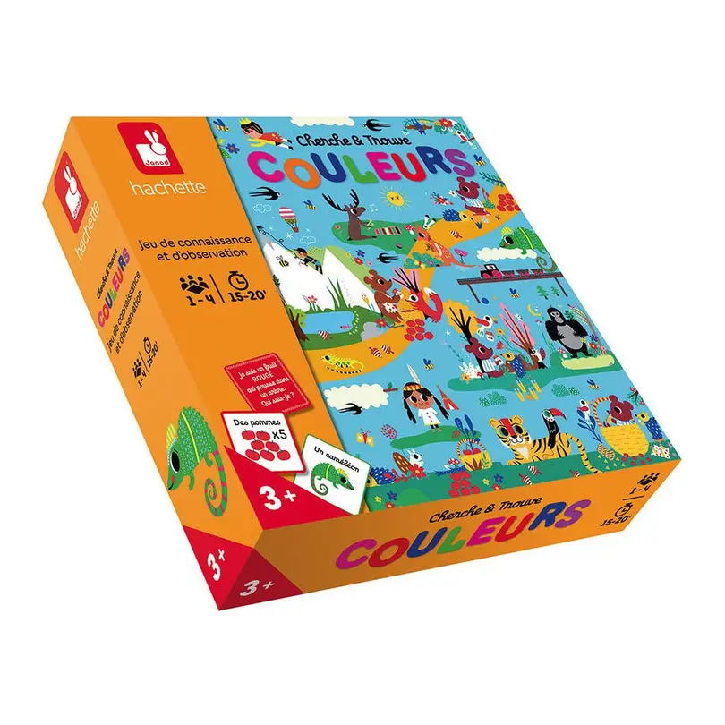 Kinderspiel Suche und finde die Farben