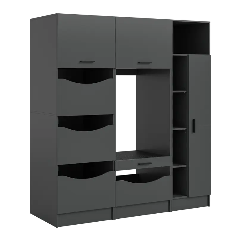 Waschmaschinenschrank 3-teilig Free