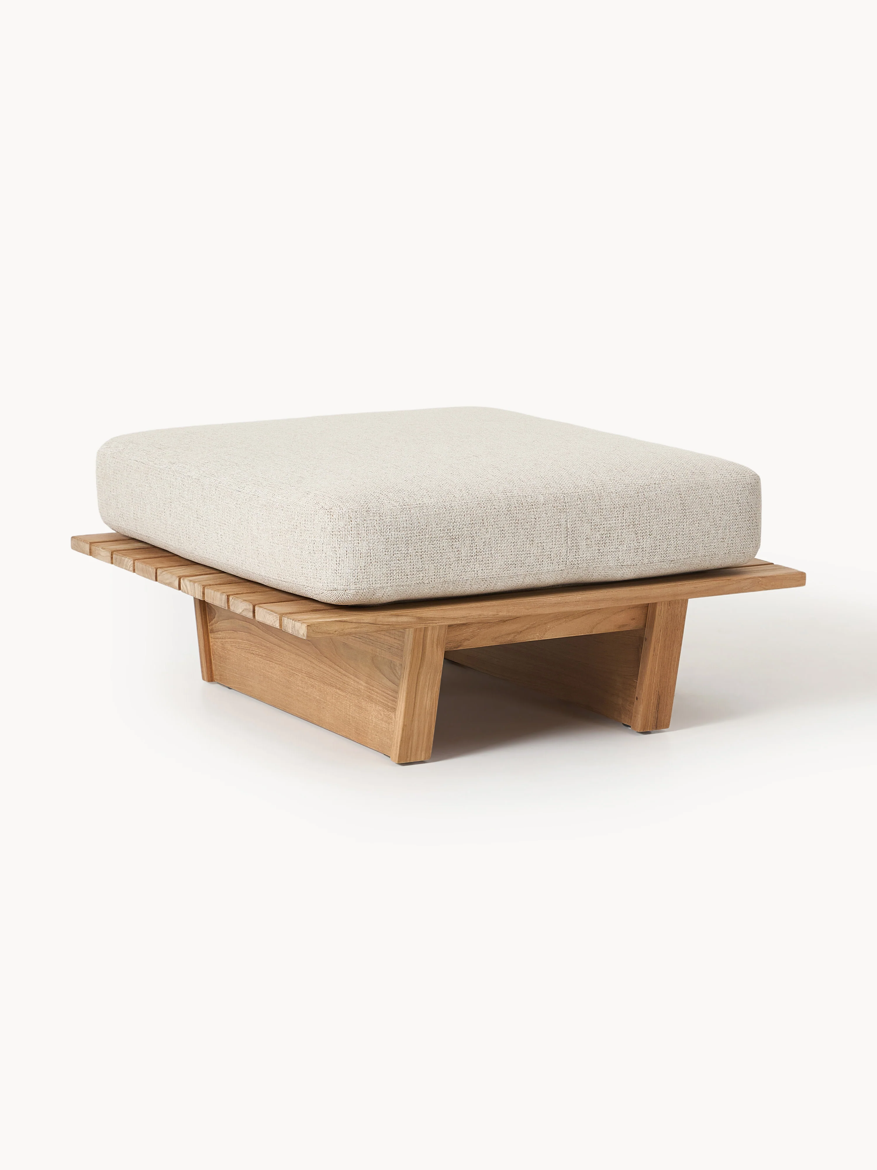 Garten-Sofa-Hocker Eiko aus Teakholz