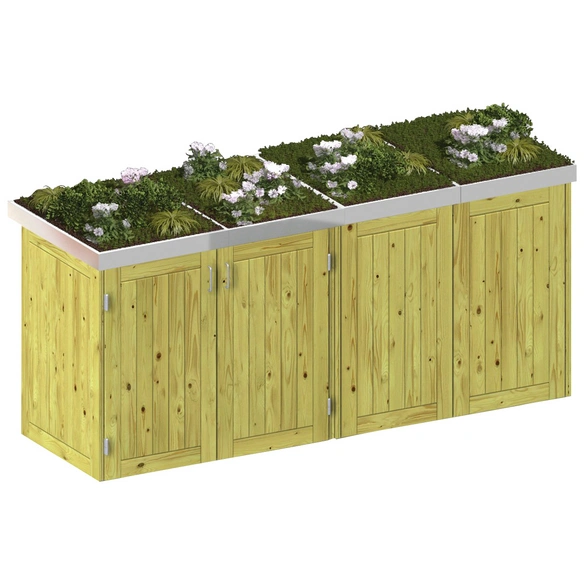 Mülltonnenbox »BINTO«, 282 x 129 x 90 cm (BxHxT), 3.274,02 Liter