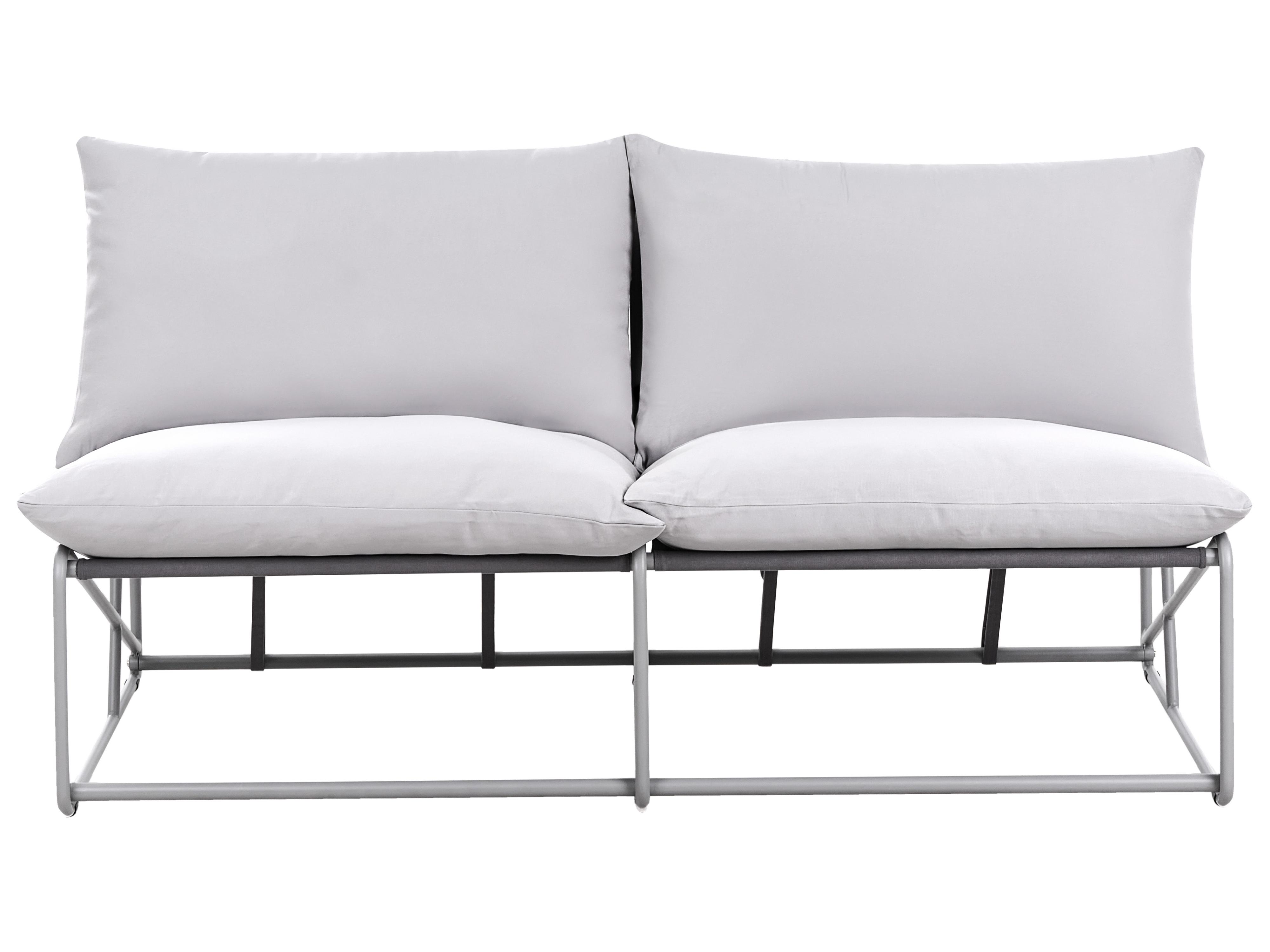 Garden Sofa 2 Seater PICO Metal Grey