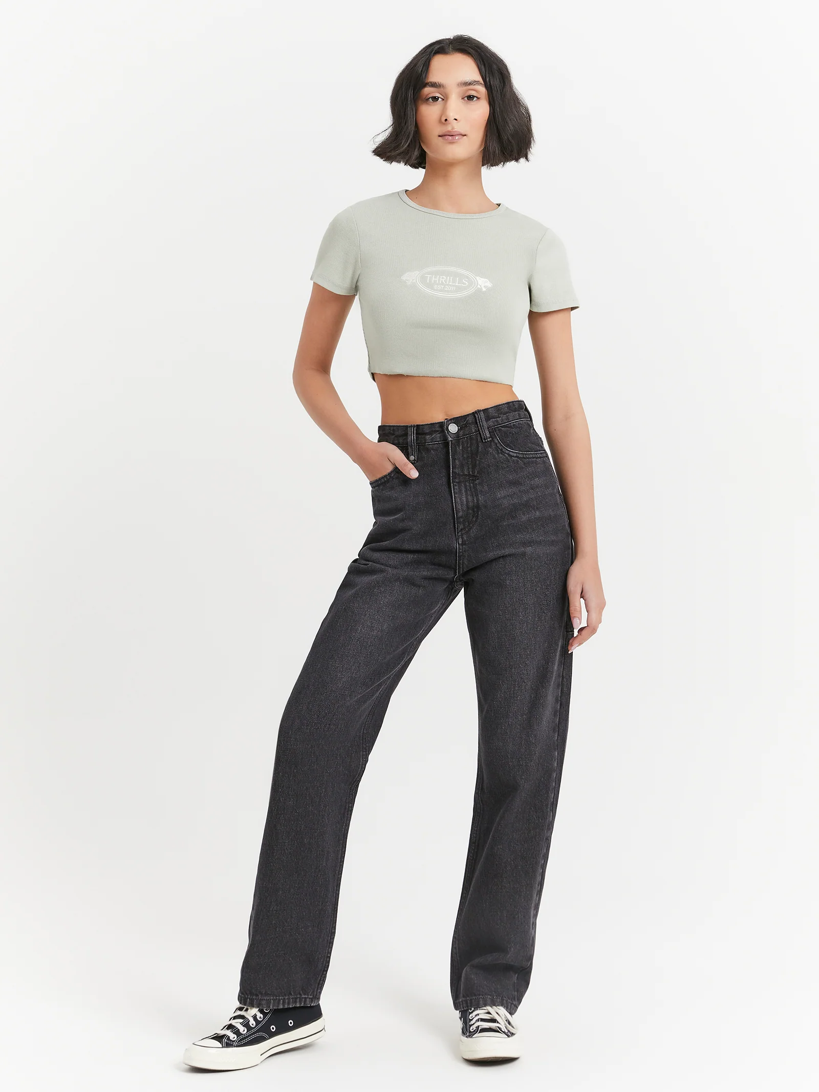 From The Beginning Baby Crop T-Shirt