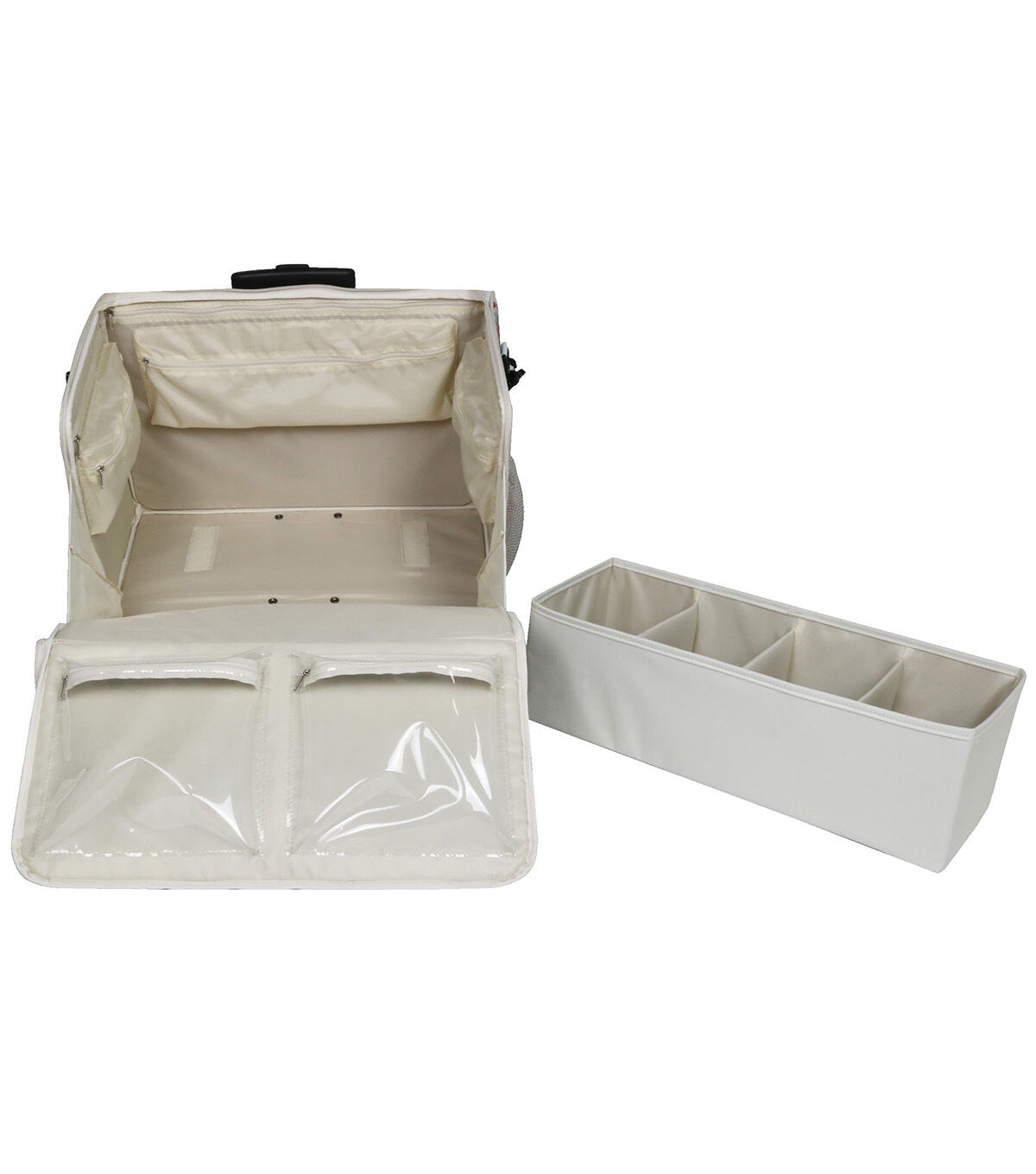 Everything Mary 20.5 Floral on Tan Rolling Nurse Bag