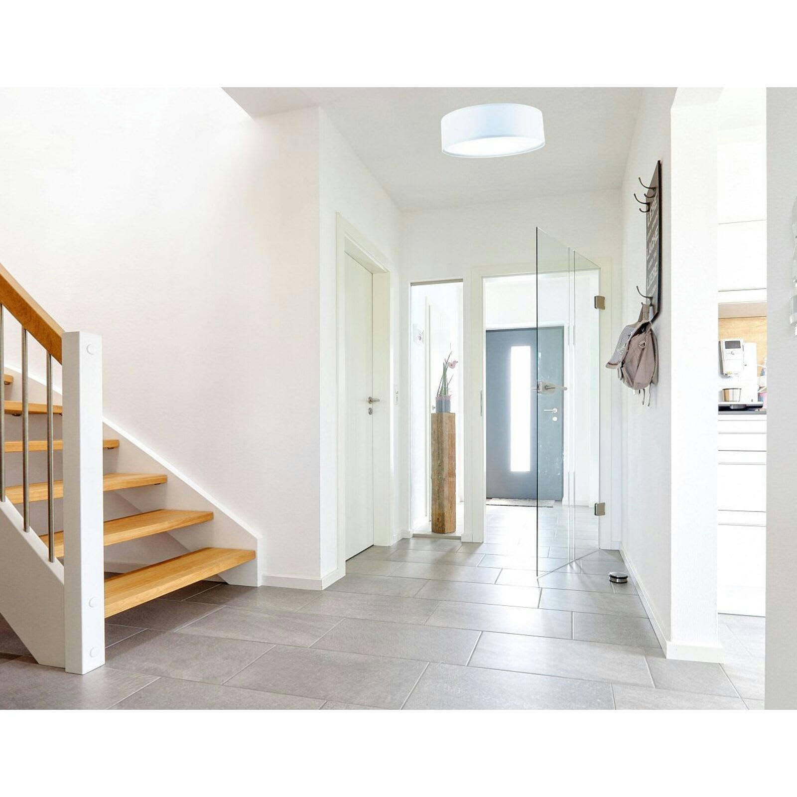 NATURAL - Plafonnier Tissu Bleu