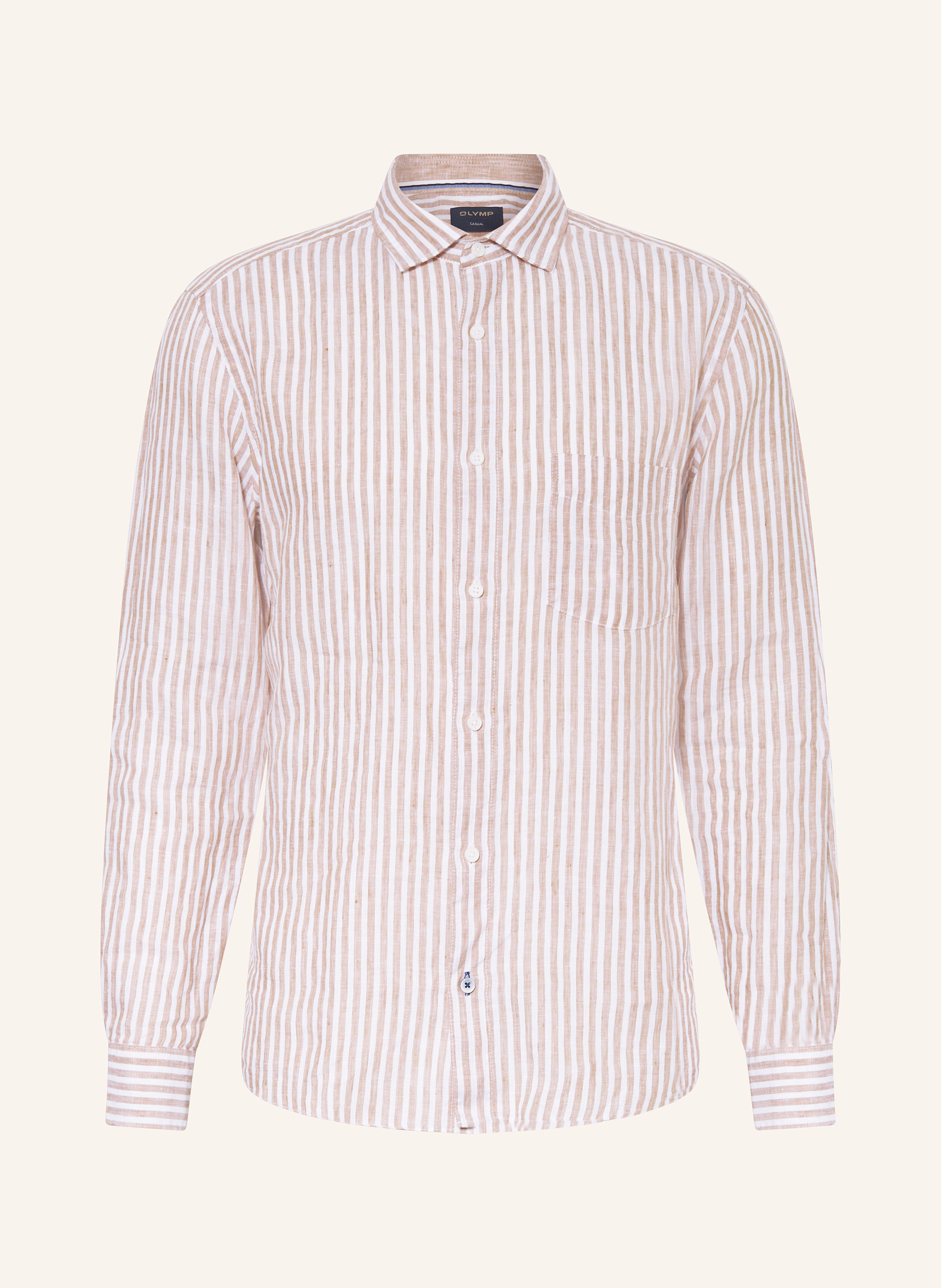 OLYMP Leinenhemd Casual regular fit