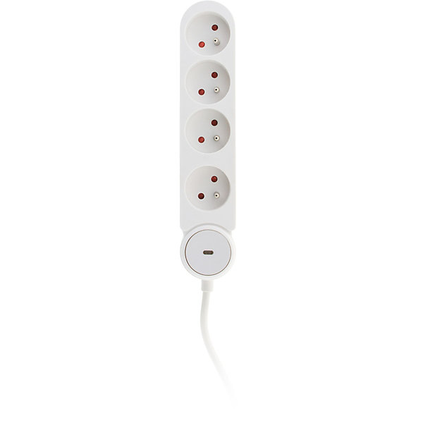 Multiprise Iota 4x16A   interrupteur Zenitech
