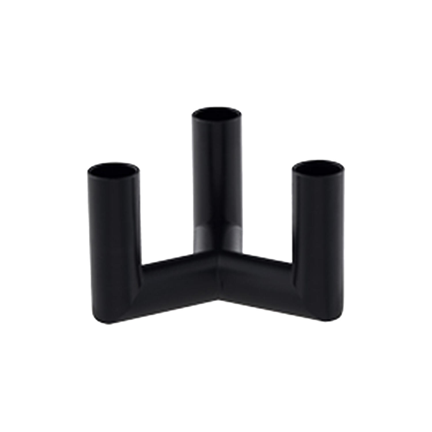 Matrix Mini Taper Candleholder 3 Arm, matte black