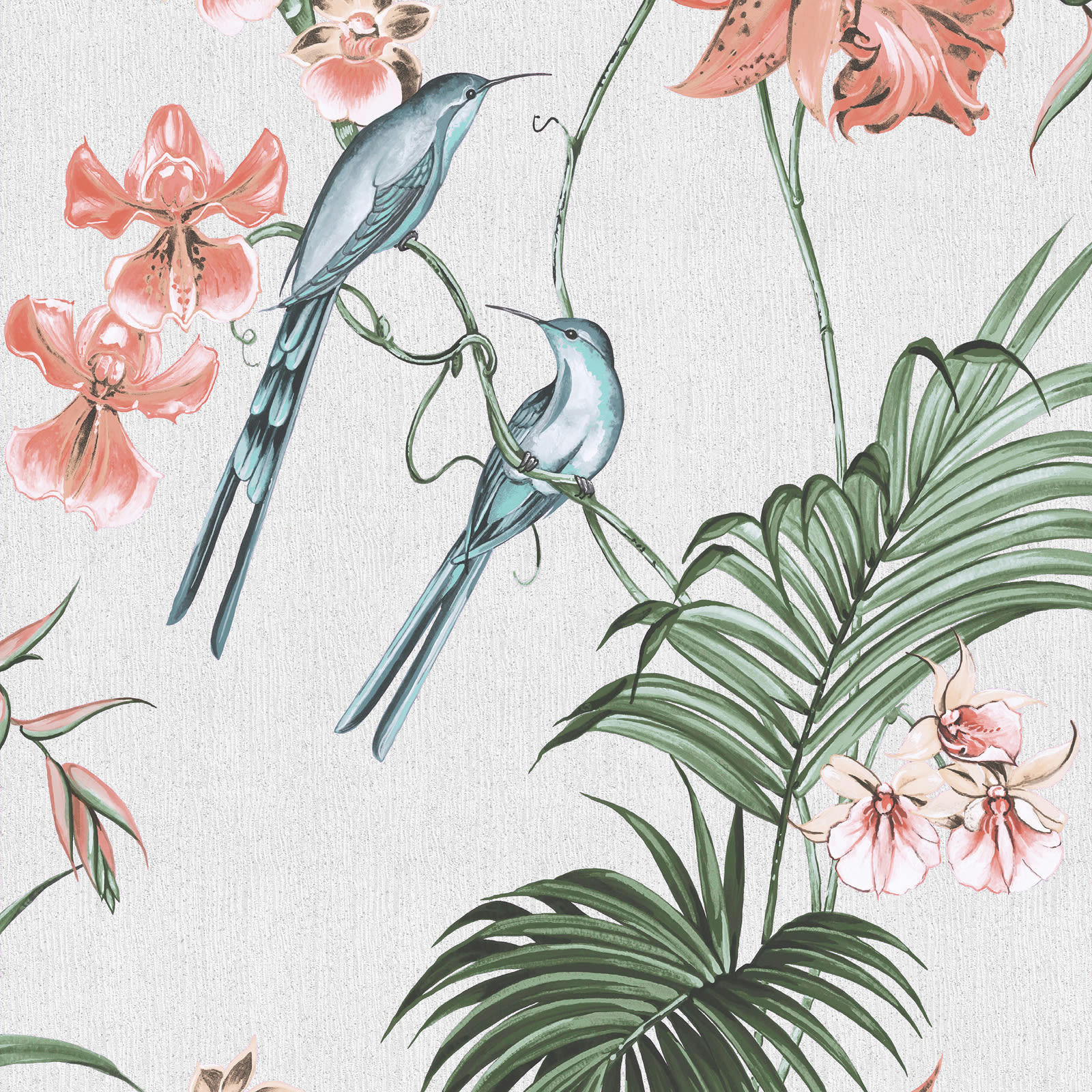 - papier peint oiseaux utopia multicolore 1005x52cm