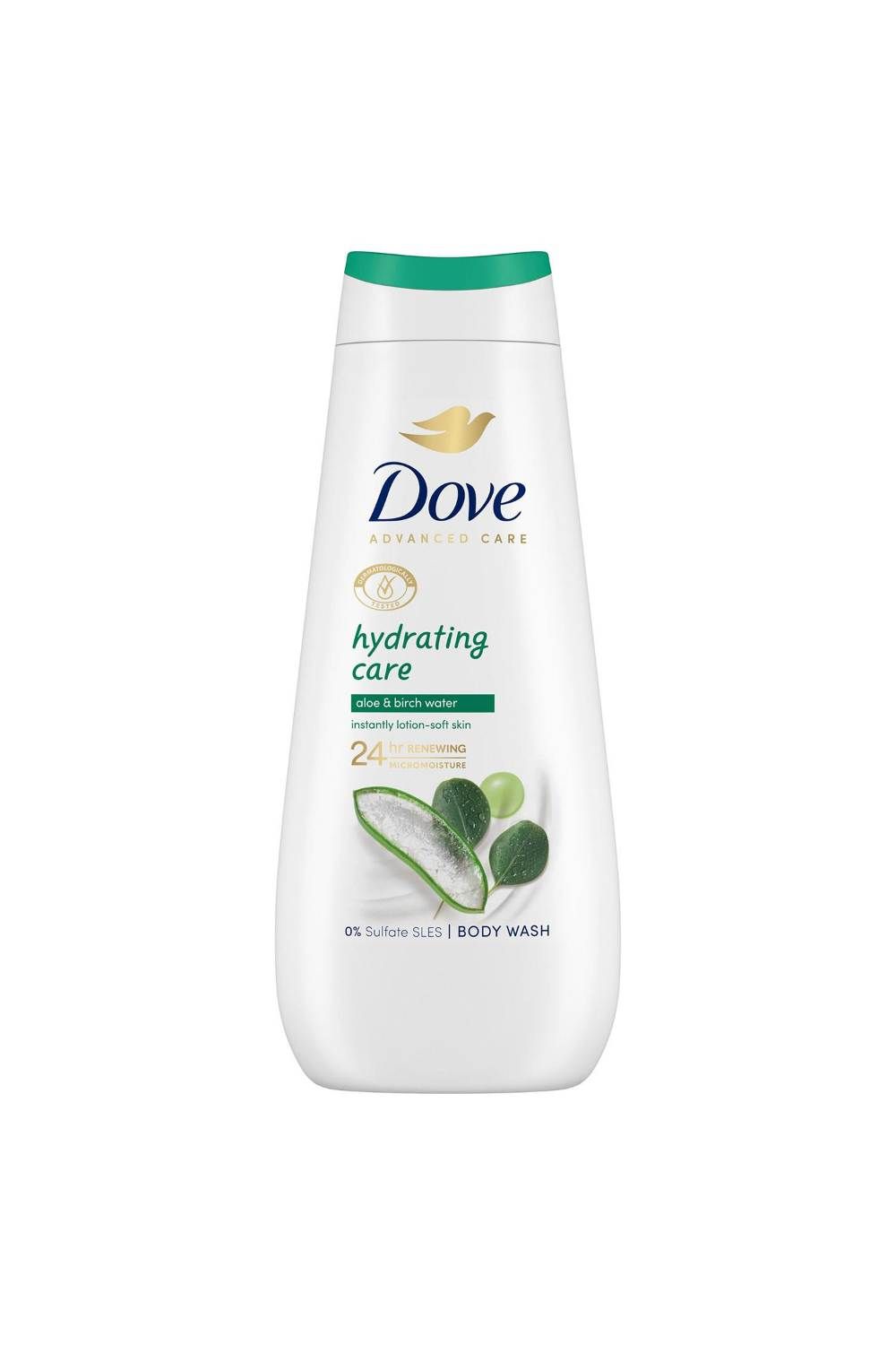 Dove Advanced Care 'Body Wash' Hydrating Care 24H, 6x400ml