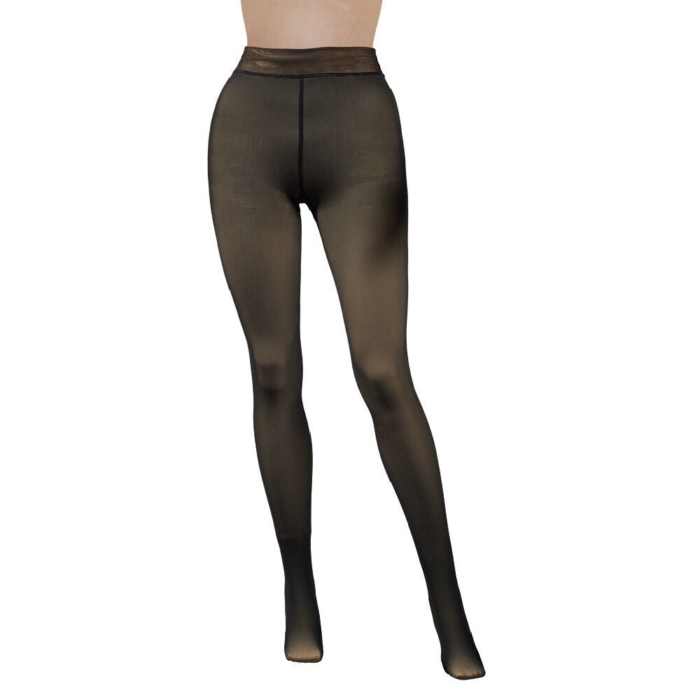 Collant polaire "fausse peau"