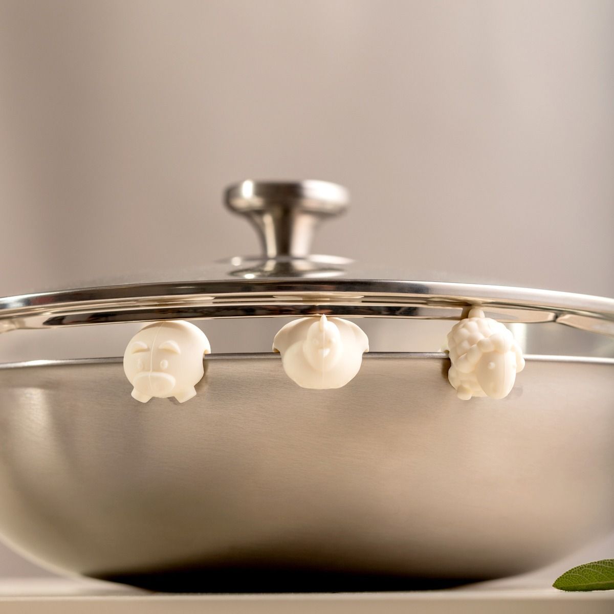 Zestaw stoperów MOLLIS do garnka śmietankowych 3 el.