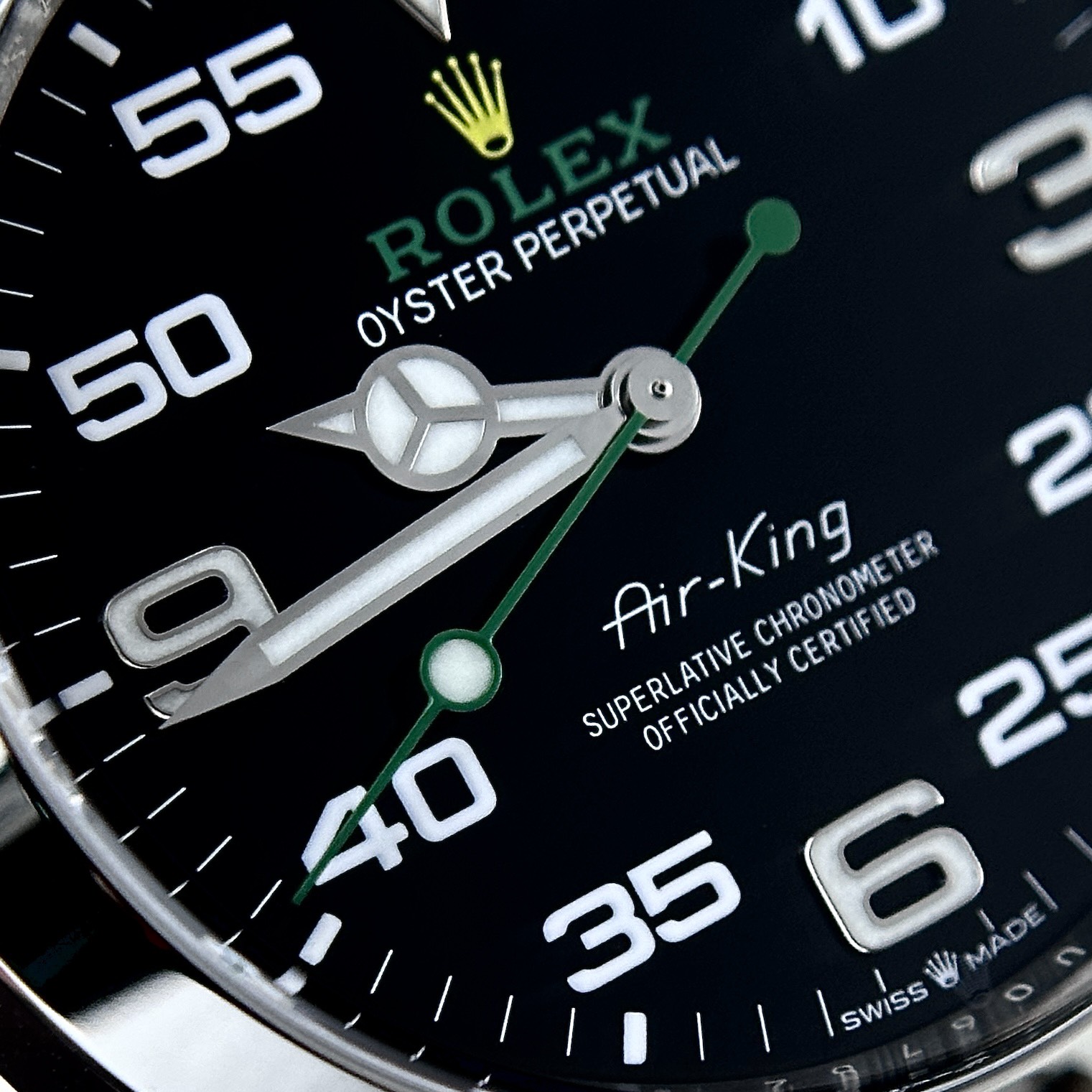 Rolex Air-King 126900 904L Steel Black Dial 40mm Oyster Super Clone