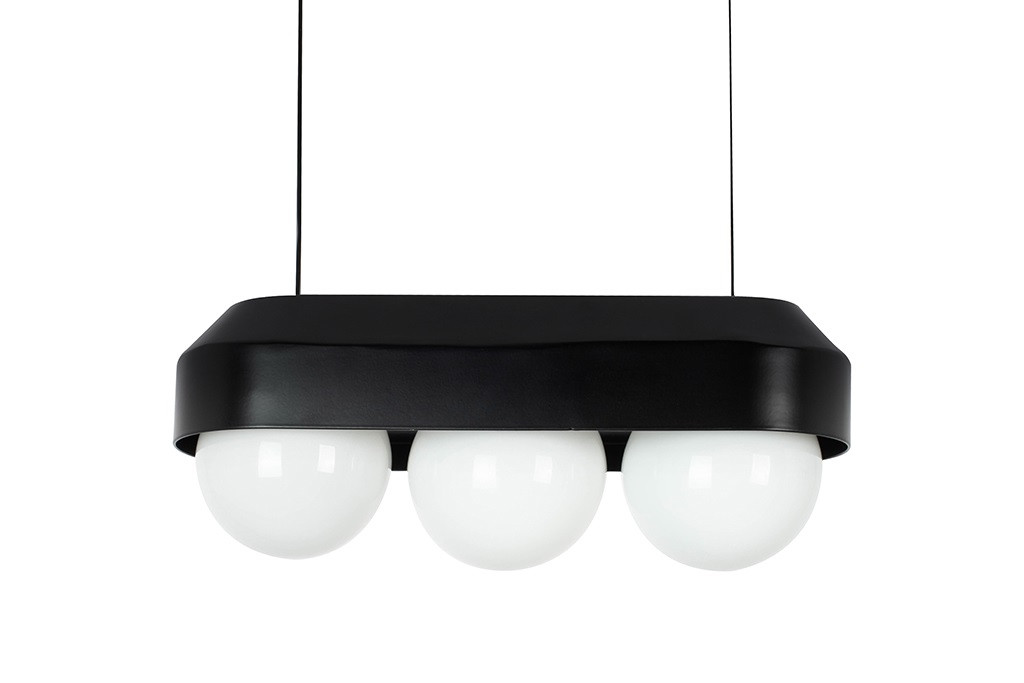 MOOSEE lampa wisząca DROPS 3 czarna