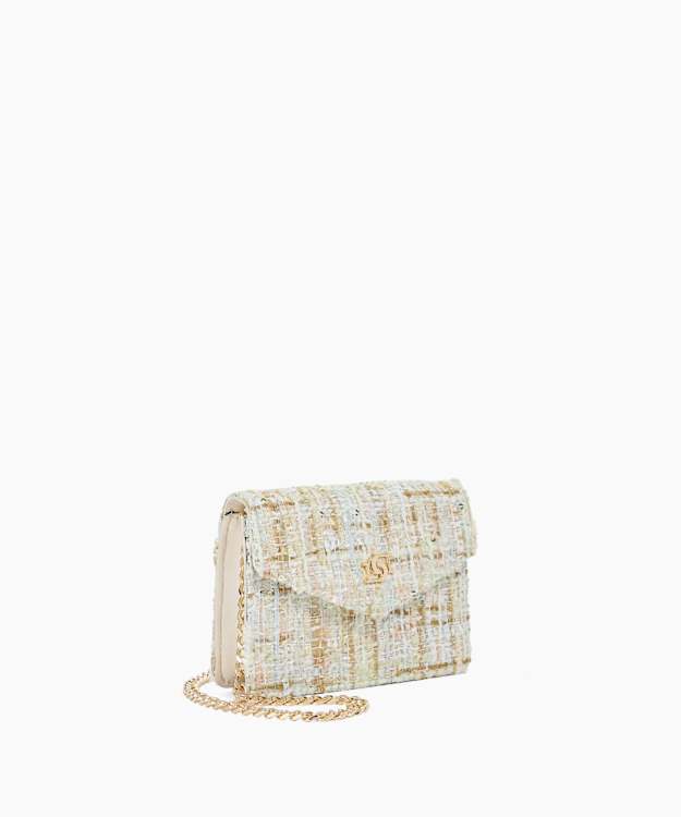 Kisses Natural - Rainbow Raffia Purse