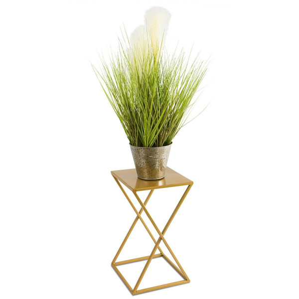 Kwietnik stojący 40 cm złoty nowoczesny GLAM