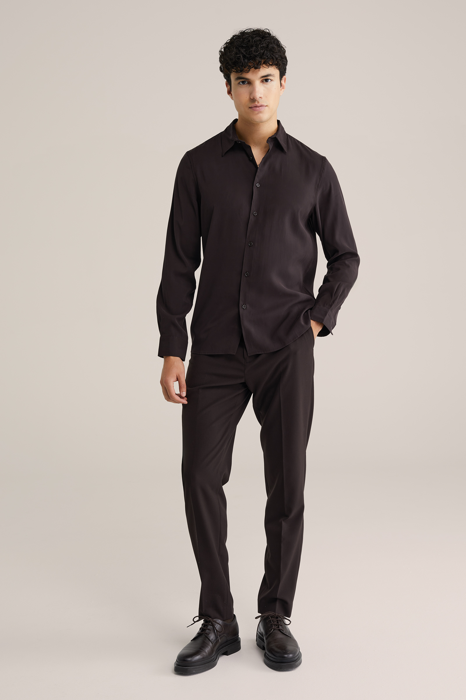 Heren tall fit overhemd