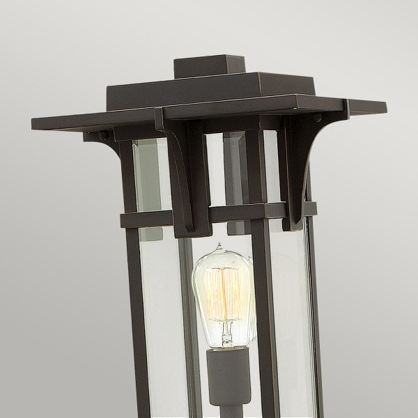 Lampa ogrodowa stojąca brązowa Manhattan wys:49 cm 1xE27x60W IP44 Hinkley