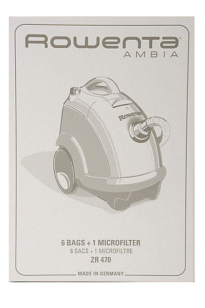 Boîte de 6 sacs et 1 microfiltre AMBIA ROWENTA (ZR470) pour Aspirateur